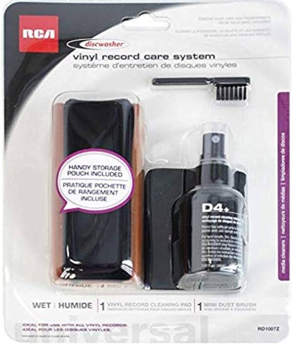 RCA – Discwasher Vinyl Record Care System (Kit de limpieza para vinilos)